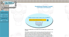 Desktop Screenshot of findaplumber.com